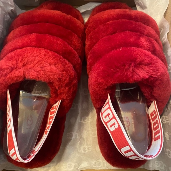 UGGS Fluff Yeah Women Slides Size 5 - Picture 1 of 4